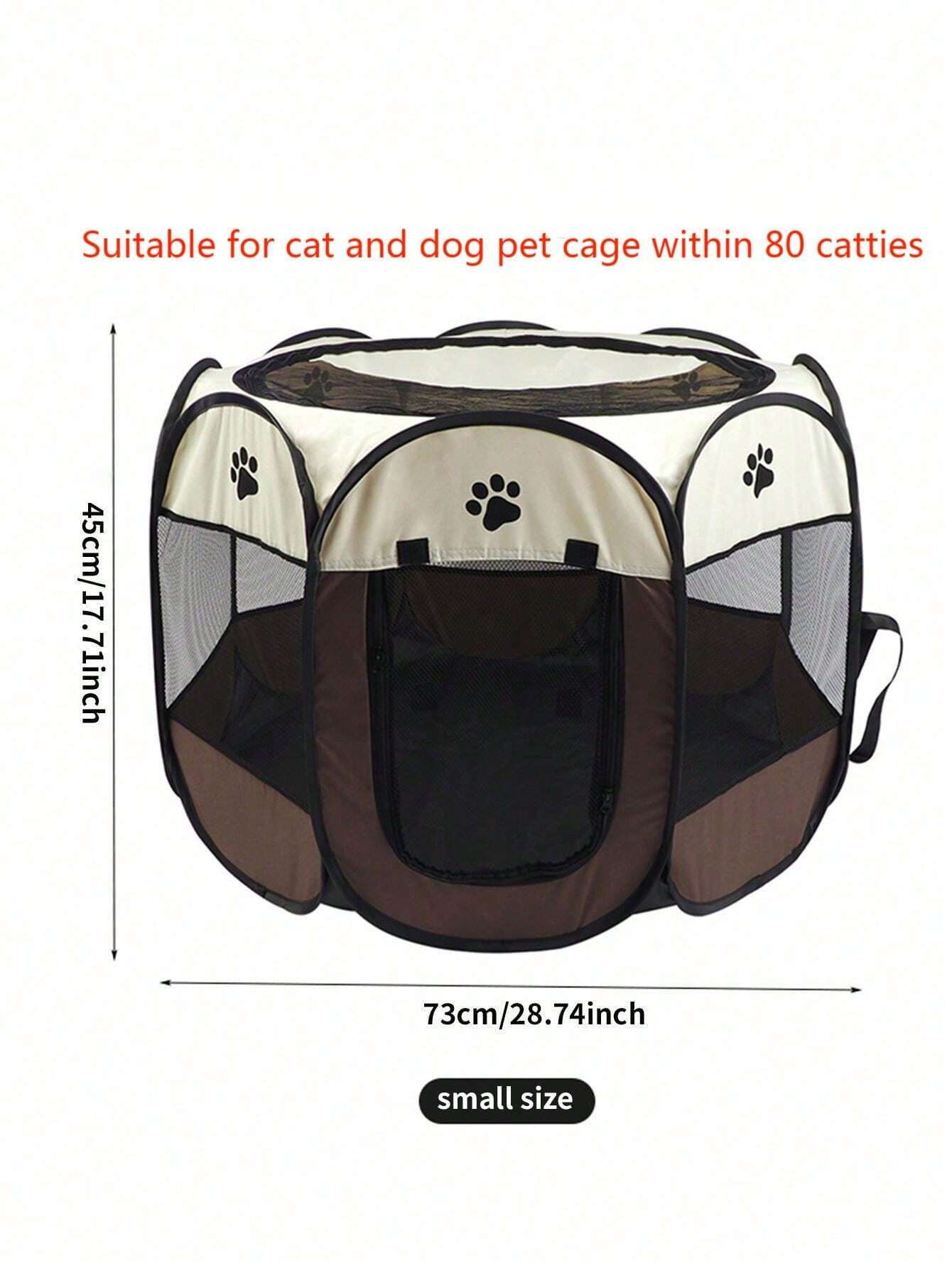 Octagon Pet Fence – Portable Pet Tent & Cage for Cats & Dogs