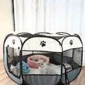 Octagon Pet Fence – Portable Pet Tent & Cage for Cats & Dogs