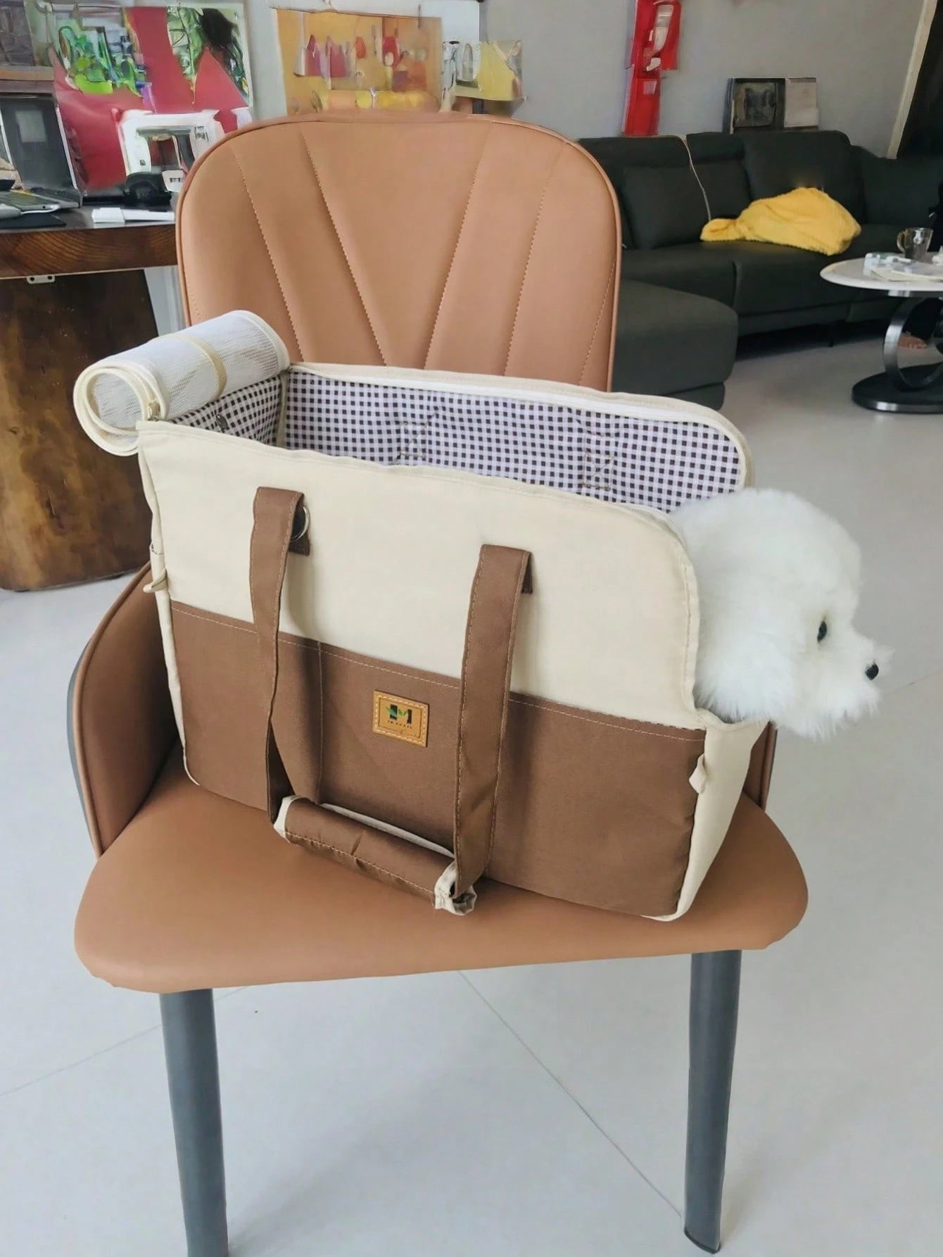 Crossbody Pet Carrier Bag | Portable Dog & Cat Sling Backpack for Travel