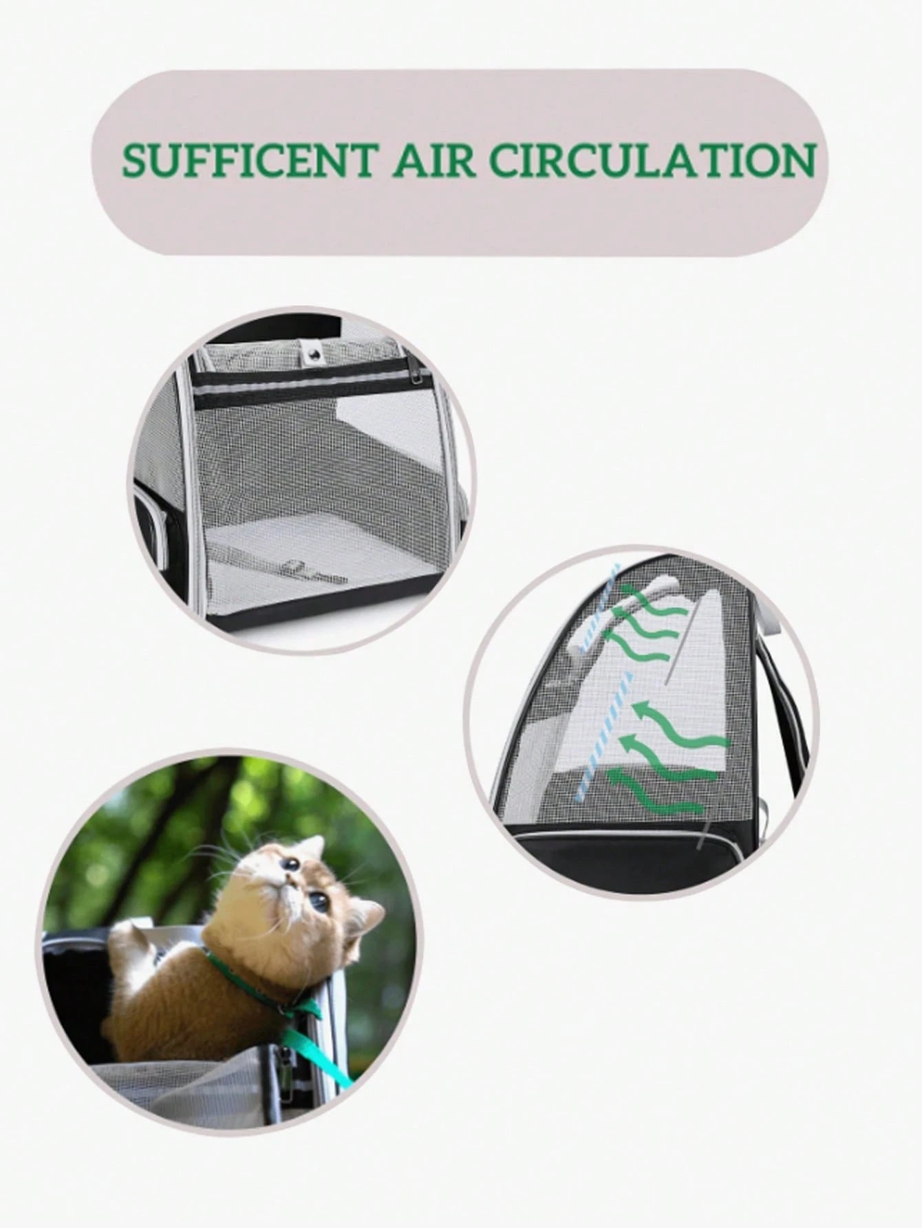 Pet Travel Backpack | Large Capacity Carrier for Cats & Dogs