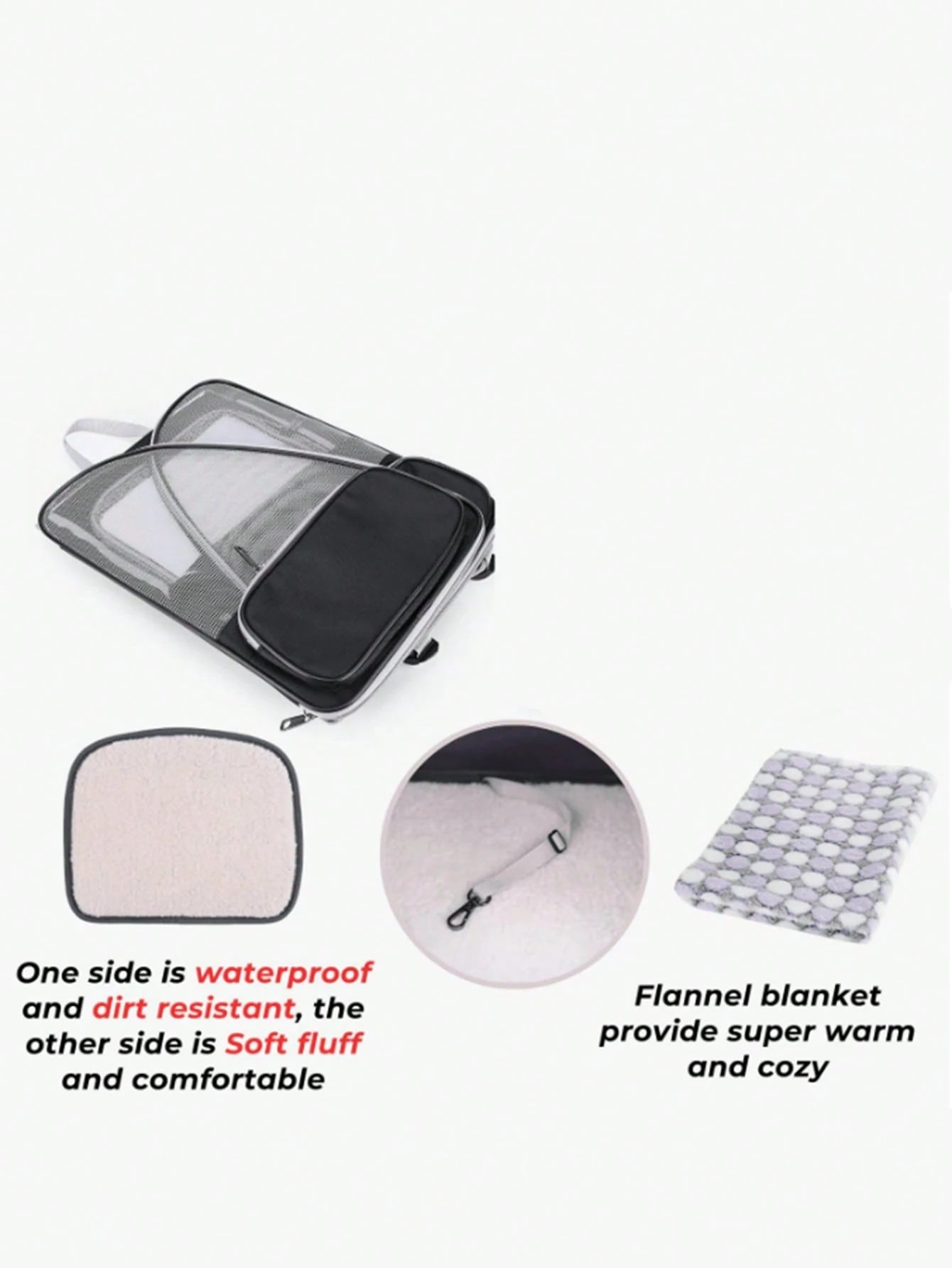 Pet Travel Backpack | Large Capacity Carrier for Cats & Dogs