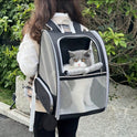 Pet Travel Backpack | Large Capacity Carrier for Cats & Dogs
