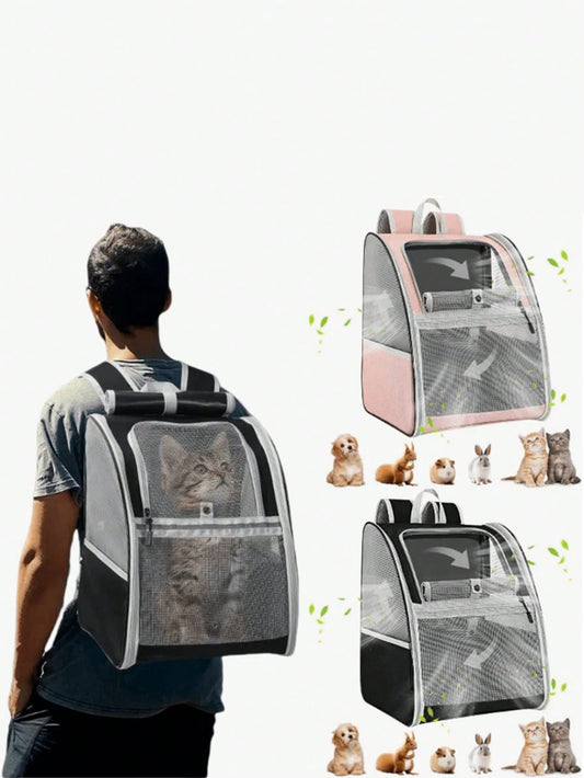 Pet Travel Backpack | Large Capacity Carrier for Cats & Dogs