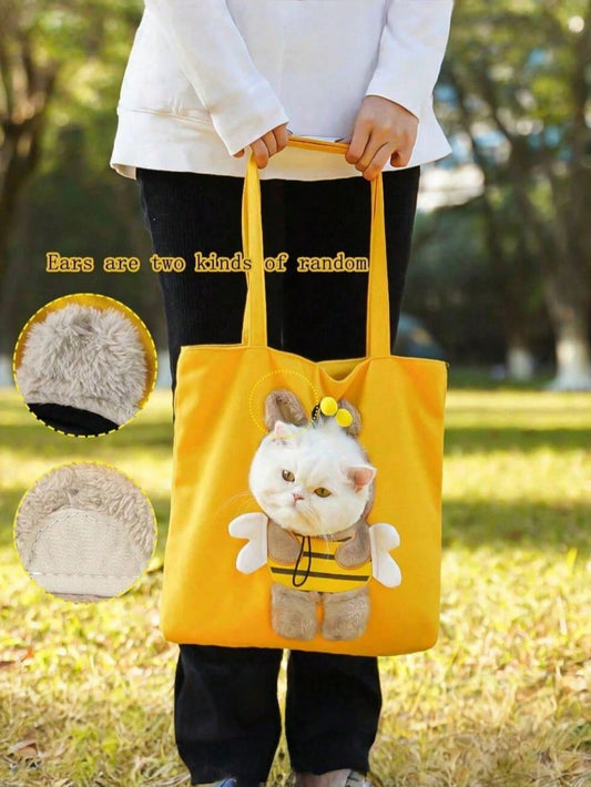 Pet Carrier Backpack – Breathable Large-Capacity Cat & Dog Bag