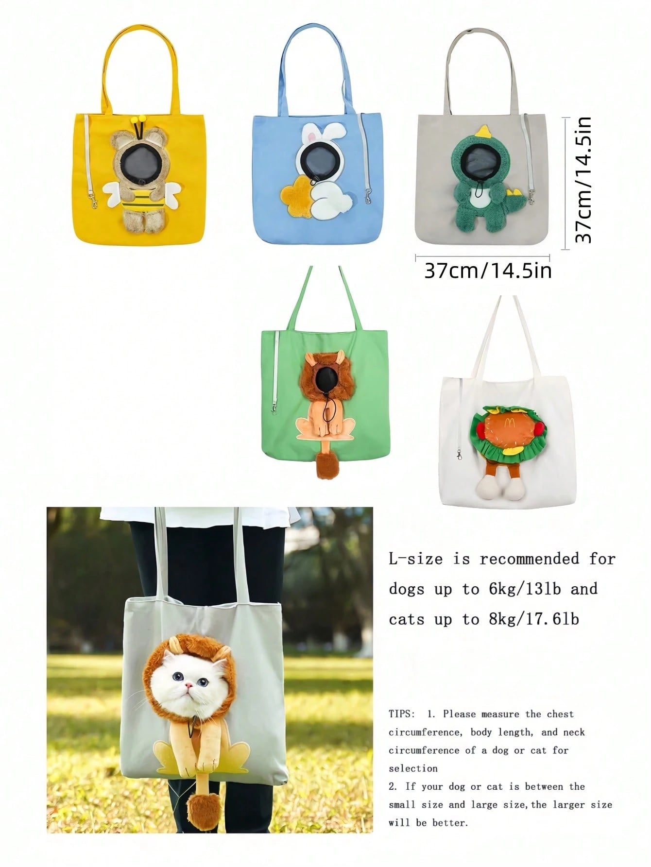 Pet Carrier Backpack – Breathable Large-Capacity Cat & Dog Bag