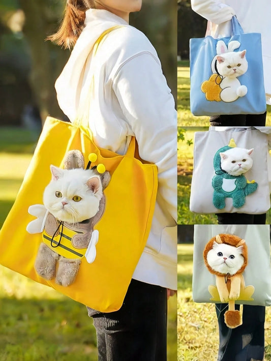 Pet Carrier Backpack – Breathable Large-Capacity Cat & Dog Bag