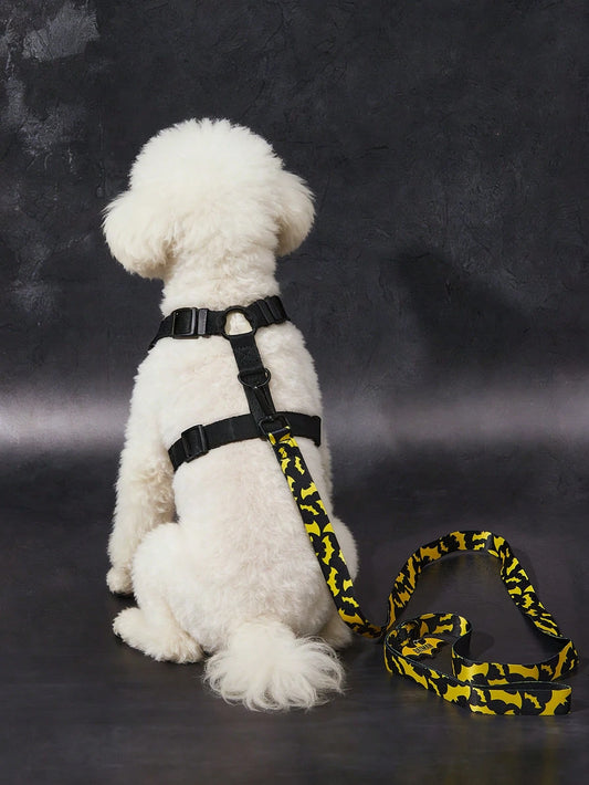 Batman Pet Harness & Leash Set for Cats & Small Dogs