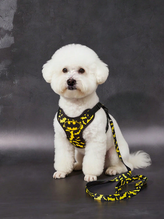Batman Pet Harness & Leash Set for Cats & Small Dogs