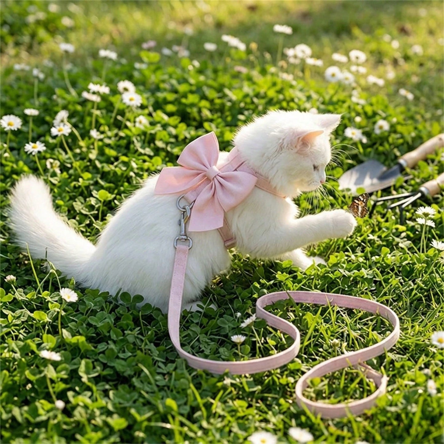 Escape-Proof Pet Harness & Leash Set for Small Dogs & Cats
