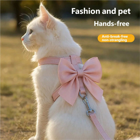 Escape-Proof Pet Harness & Leash Set for Small Dogs & Cats
