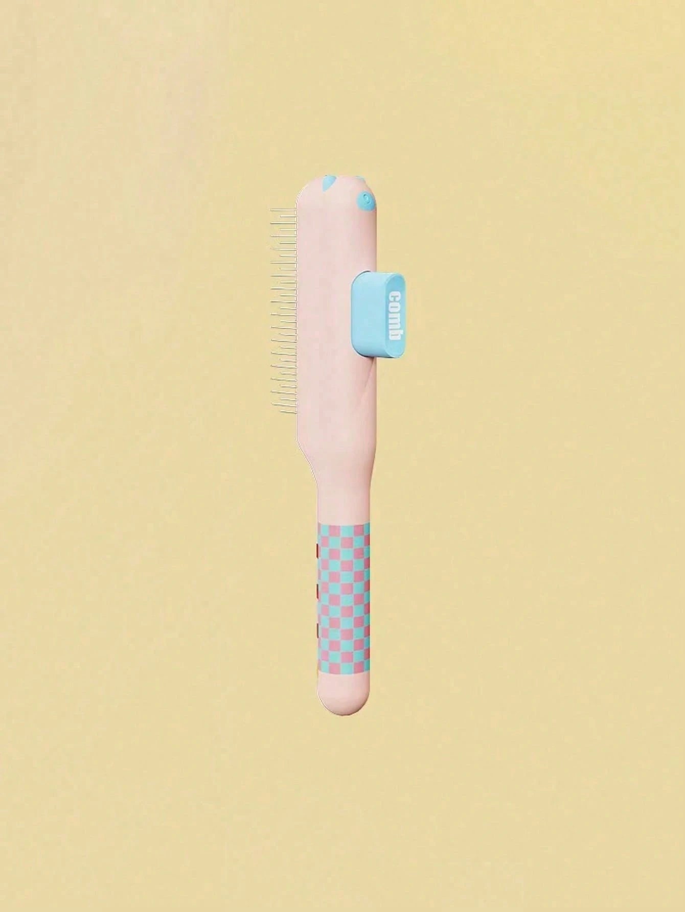 Self-Cleaning Pet Grooming Brush for Dogs & Cats | Deshedding Slicker Brush