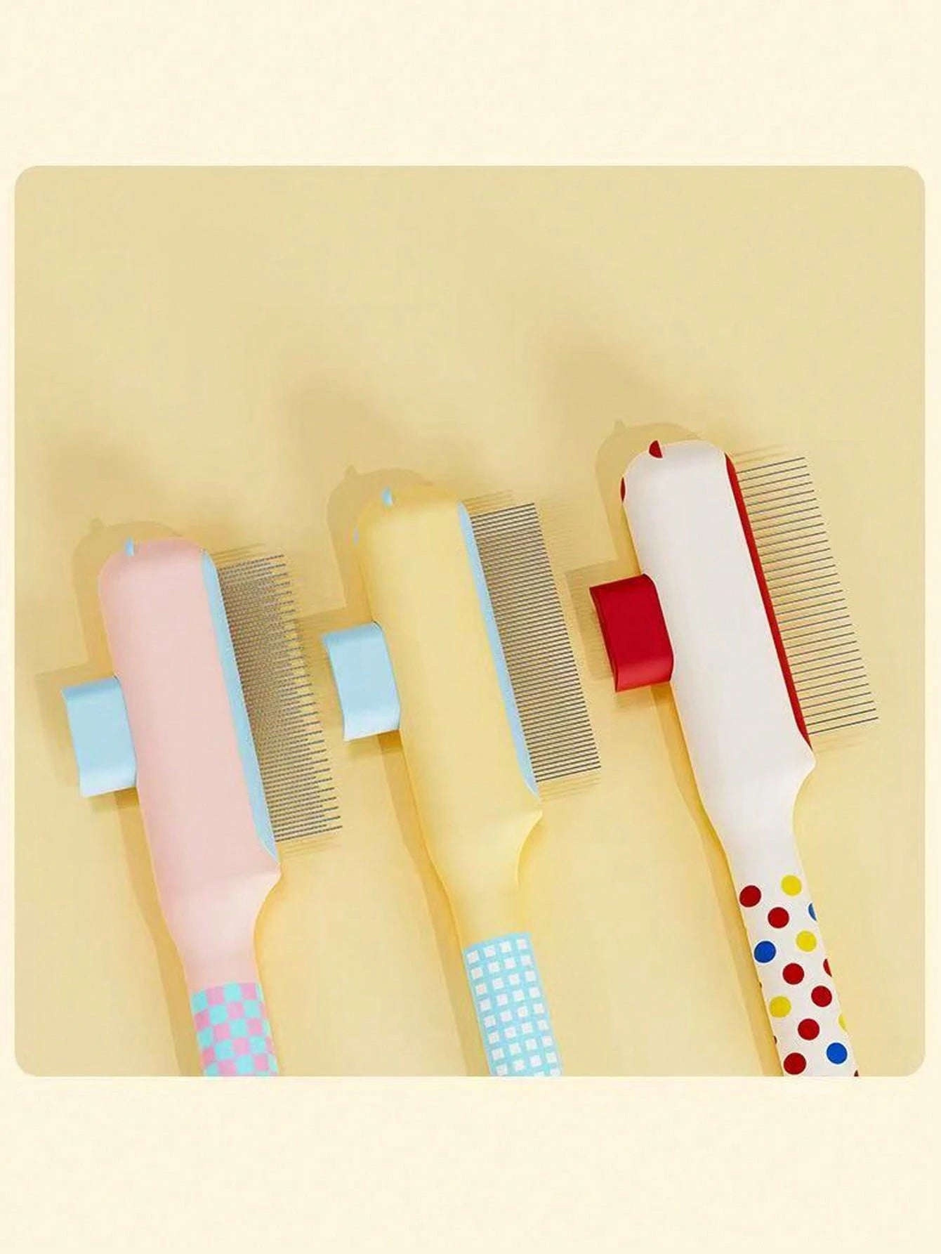 Self-Cleaning Pet Grooming Brush for Dogs & Cats | Deshedding Slicker Brush