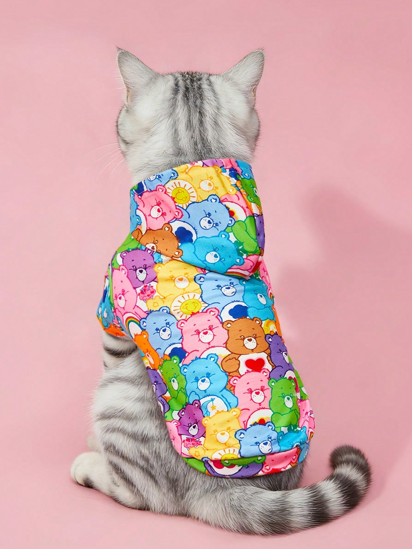 Care Bears Pet Hoodie for Dogs & Cats | Cute Cartoon Sweatshirt