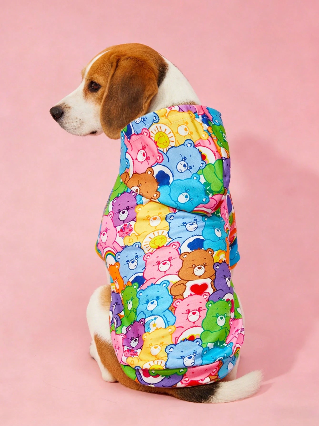 Care Bears Pet Hoodie for Dogs & Cats | Cute Cartoon Sweatshirt