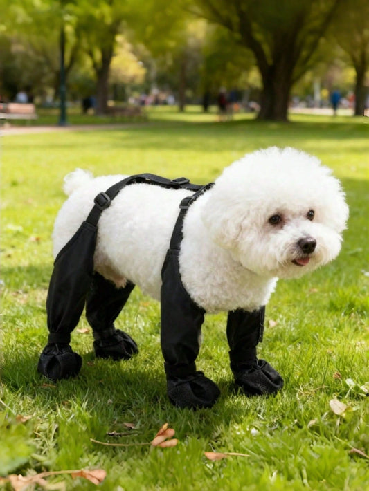 Waterproof Dog Boots for Small & Medium Dogs | Anti-Slip Paw Covers