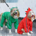 Dog Raincoat – Waterproof Hooded Pet Jacket with Reflective Strips & Adjustable Fit