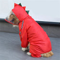 Dog Raincoat – Waterproof Hooded Pet Jacket with Reflective Strips & Adjustable Fit