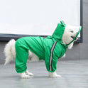 Dog Raincoat – Waterproof Hooded Pet Jacket with Reflective Strips & Adjustable Fit