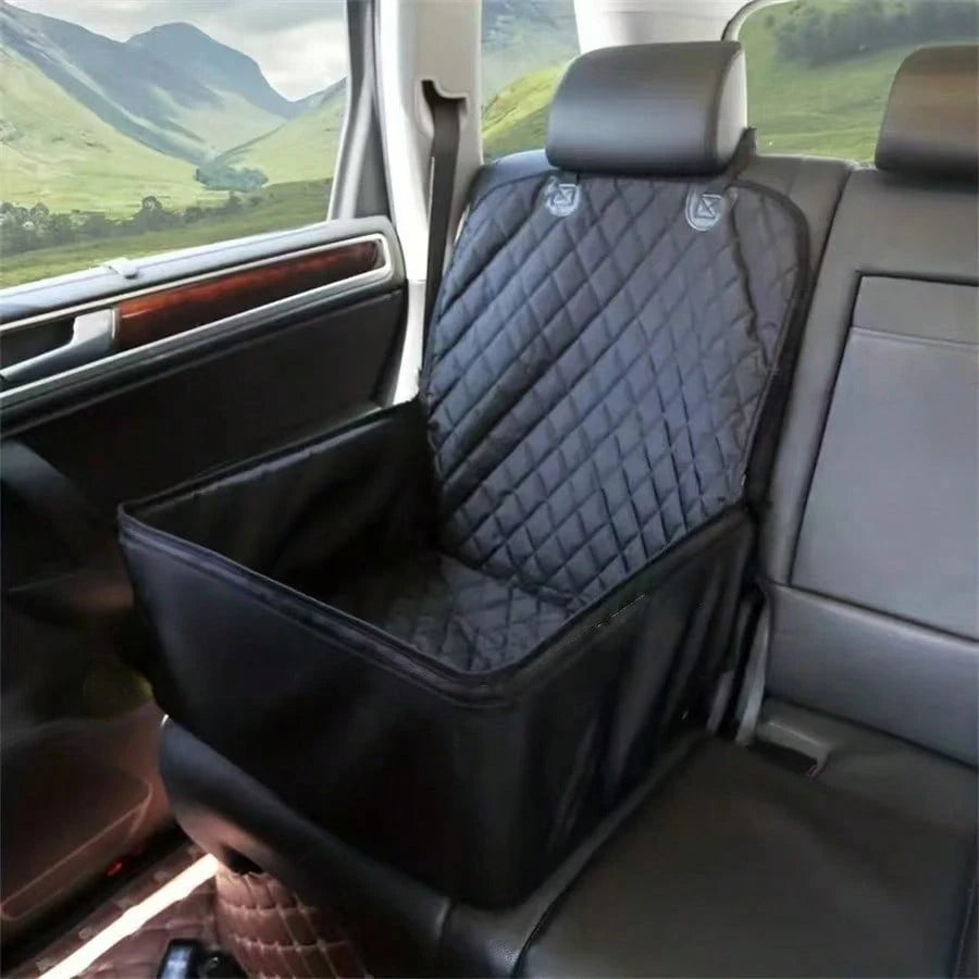 Pet Car Seat – Adjustable Safety Carrier & Travel Bed for Cats & Dogs