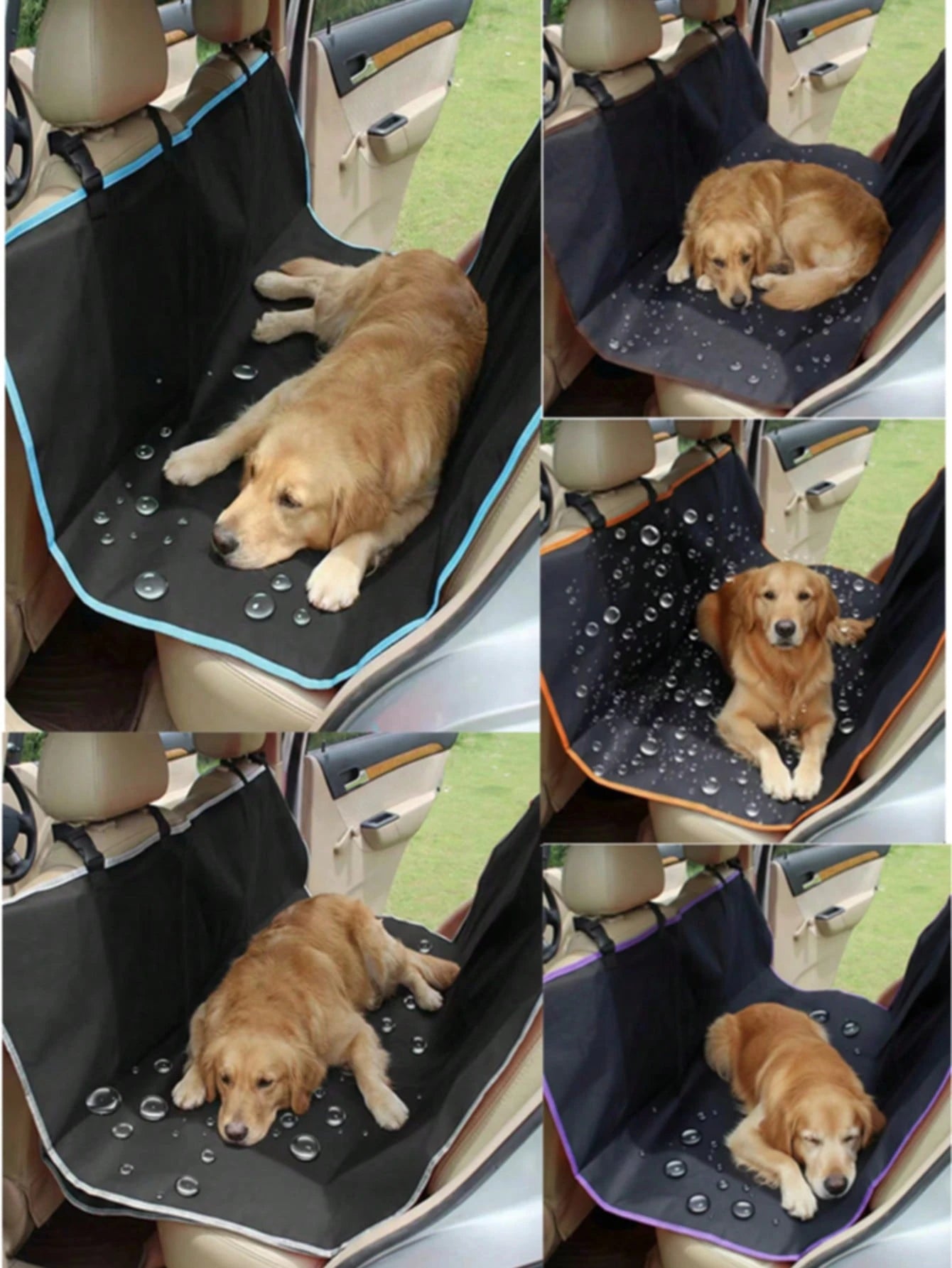 Oxford Cloth Dog Car Seat Mat – Thin Style Anti‑Dirty & Anti‑Shedding Protector