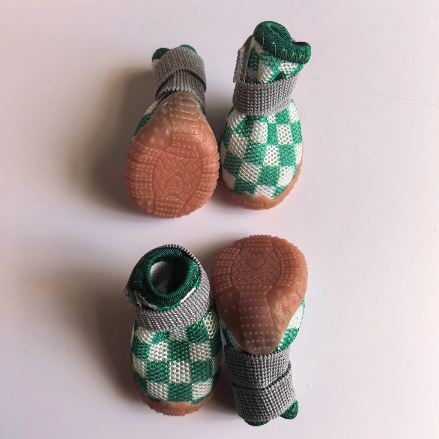 Breathable Mesh Dog Shoes | Non-Slip Summer Boots for Small Dogs (set of 4)