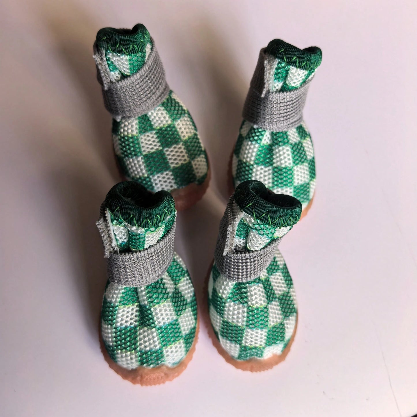 Breathable Mesh Dog Shoes | Non-Slip Summer Boots for Small Dogs (set of 4)