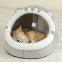 Cute Soft Cat Bed House – Comfortable Breathable Sleeping Basket for Cats