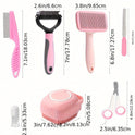 8-Piece Dog & Cat Grooming Kit | Complete Pet Care Set
