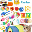 10pcs Cat Toy Set – Durable Multi‑Style Interactive Toys for Kittens & Cats