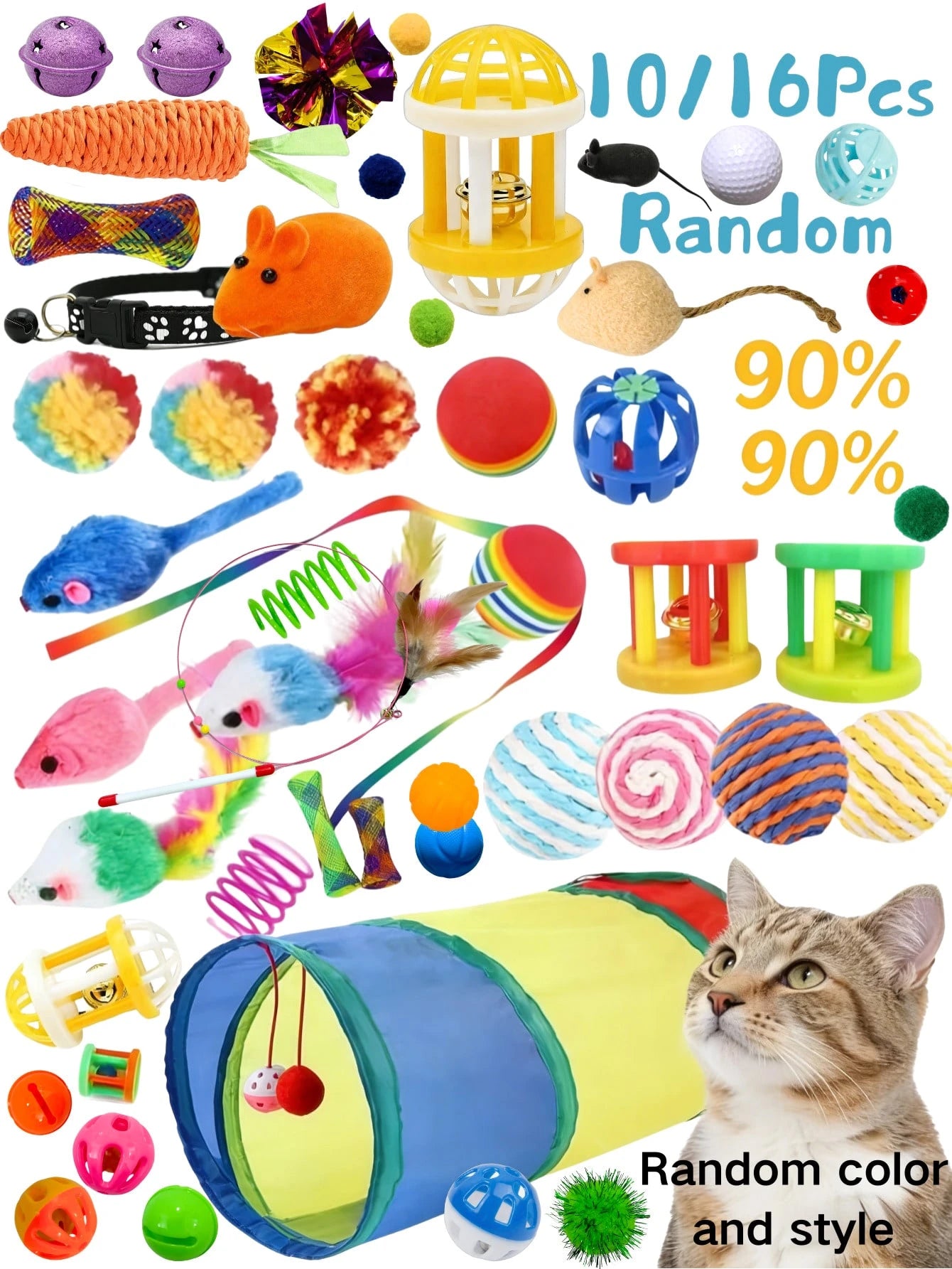 Cat Toy Variety Pack | Interactive Cat Toy Set