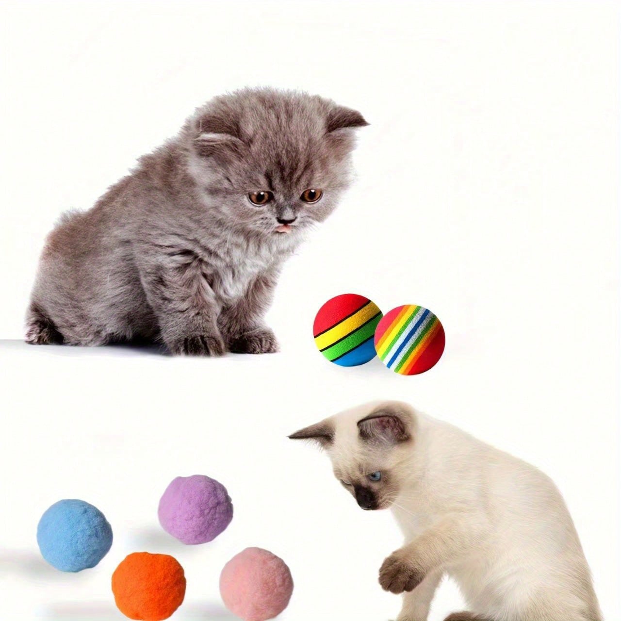 10pcs Cat Toy Set – Durable Multi‑Style Interactive Toys for Kittens & Cats