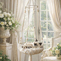 Bohemian Cat Hammock Bed – Handmade Hanging Swing for Cats & Dogs | All Seasons