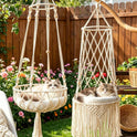Bohemian Cat Hammock Bed – Handmade Hanging Swing for Cats & Dogs | All Seasons
