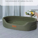 Washable Half-Enclosed Pet Bed – All-Season Cat & Dog Bed