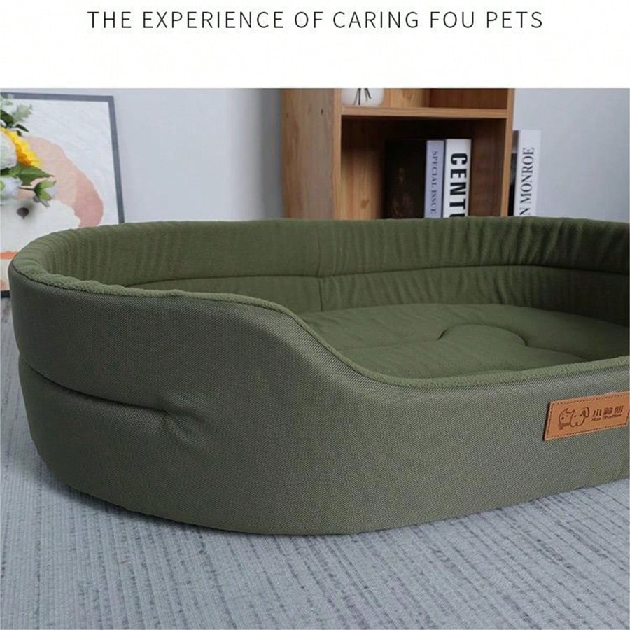 Washable Half-Enclosed Pet Bed – All-Season Cat & Dog Bed