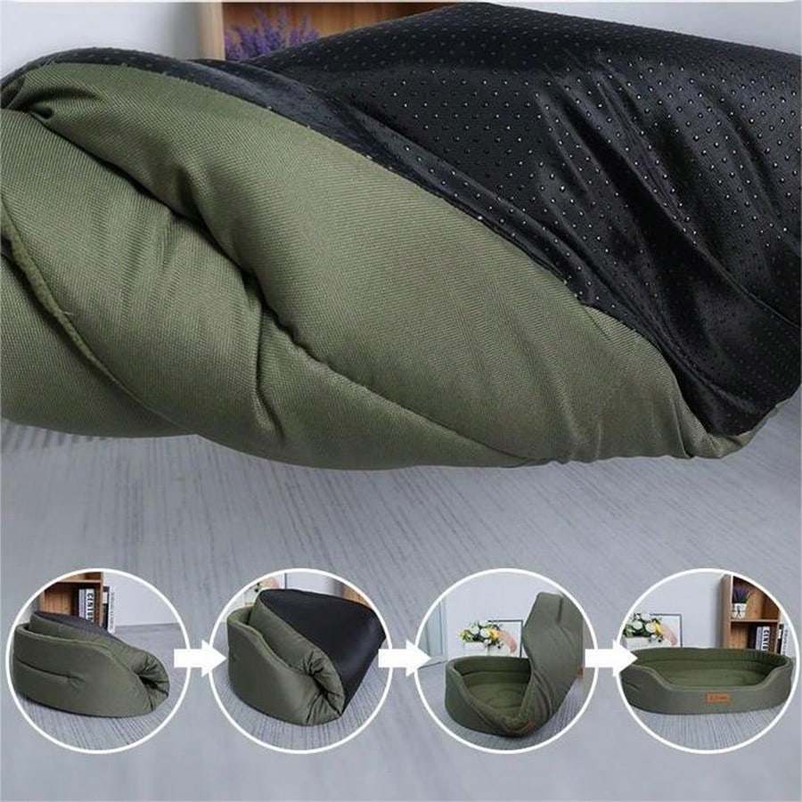 Washable Half-Enclosed Pet Bed – All-Season Cat & Dog Bed