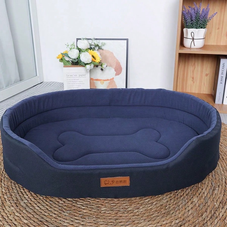 Washable Half-Enclosed Pet Bed – All-Season Cat & Dog Bed