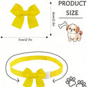 3pcs Adjustable Plaid Bow Tie Pet Collars – Stylish Daily Wear for Dogs & Cats