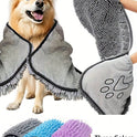 Quick Dry Super Absorbent Pet Towel for Dogs & Cats | Soft Bath Towel