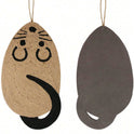 Cartoon Sisal Cat Scratching Pad | Hanging Scratch Mat for Indoor Cats