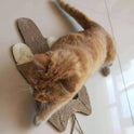 Cartoon Sisal Cat Scratching Pad | Hanging Scratch Mat for Indoor Cats