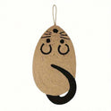 Cartoon Sisal Cat Scratching Pad | Hanging Scratch Mat for Indoor Cats