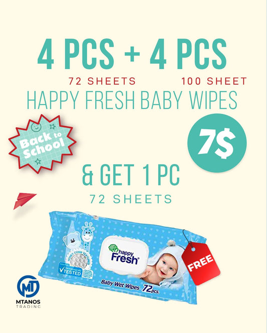 HAPPY FRESH BABY WIPES