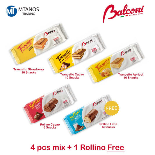 Balconi 4pcs mix + 1 Rollino free Offer
