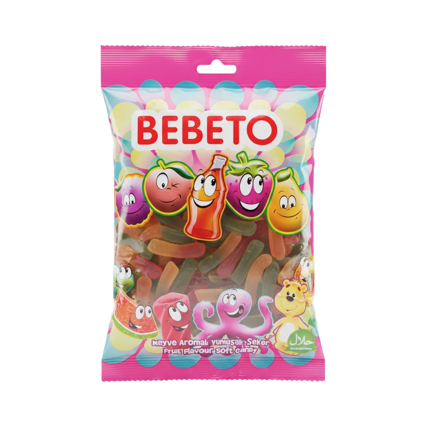 BEBETO Multicolor Gummy Worms