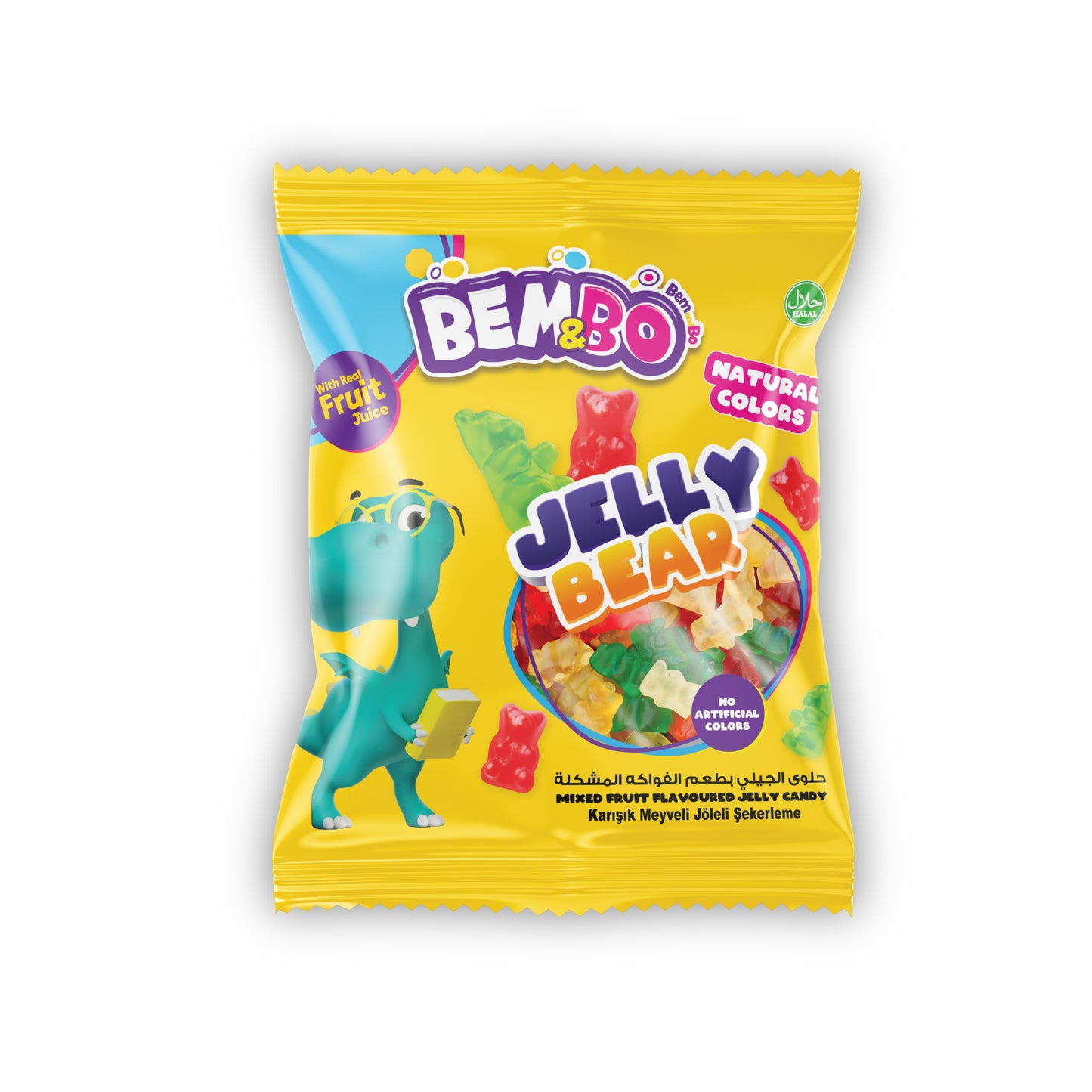BEMBO Mixed Jelly Candy (15g) - 36 Pieces per box