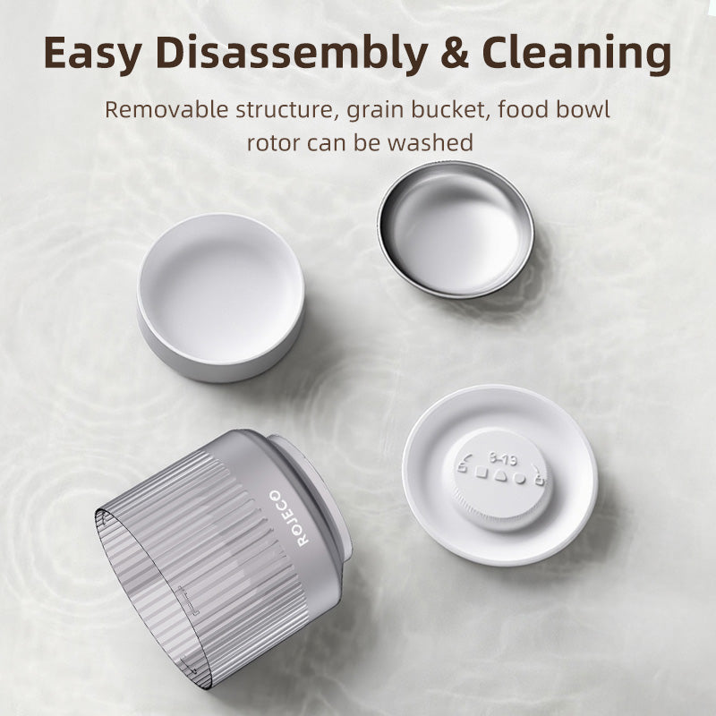ROJECO Automatic Pet Feeder with 1080P Camera & WiFi  (No Adapter)
