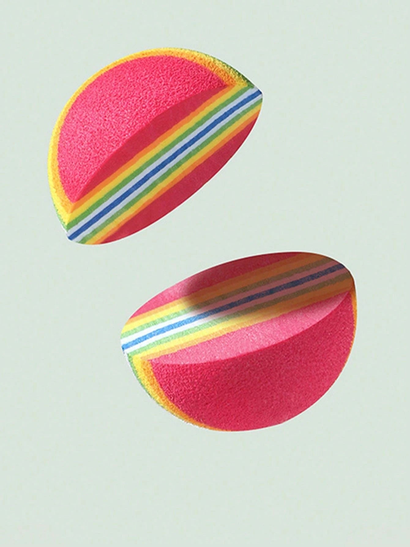 Interactive Rainbow Feather Cat Balls | Colorful Cat Toy (Set of 6 Pieces)
