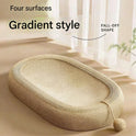 Oval Cat Scratching Board Bed | Natural Sisal Scratcher for Cats