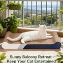 Extra Large Cardboard Cat Scratching Bed | Durable Cat Scratcher & Lounge for Indoor Cats
